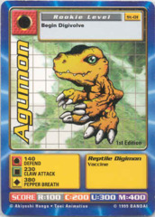 Agumon St-01 1st Edition