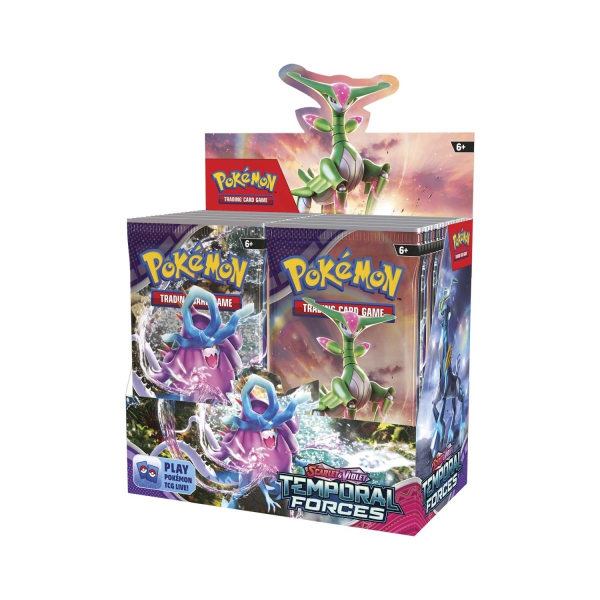 Pokemon Scarlet & Violet - Temporal Forces Booster Case (6 Booster Boxes)