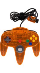 Nintendo 64 Funtastic Fire Orange Controller