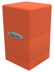 Ultra Pro Deck Box: Pumpkin Orange Satin tower