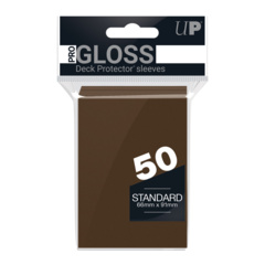 Ultra Pro - Pro-Gloss Brown 50ct Standard