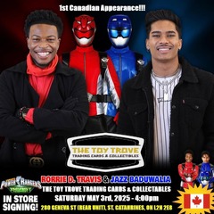 Fan Signing Beast Morphers Red & Blue (Rorrie Travis & Jazz Baduwalia) Signature and Photo Combo - May 3rd 4pm