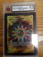 2018 Pokemon Rainbow Energy 183/168 KSA 9.5 NGM