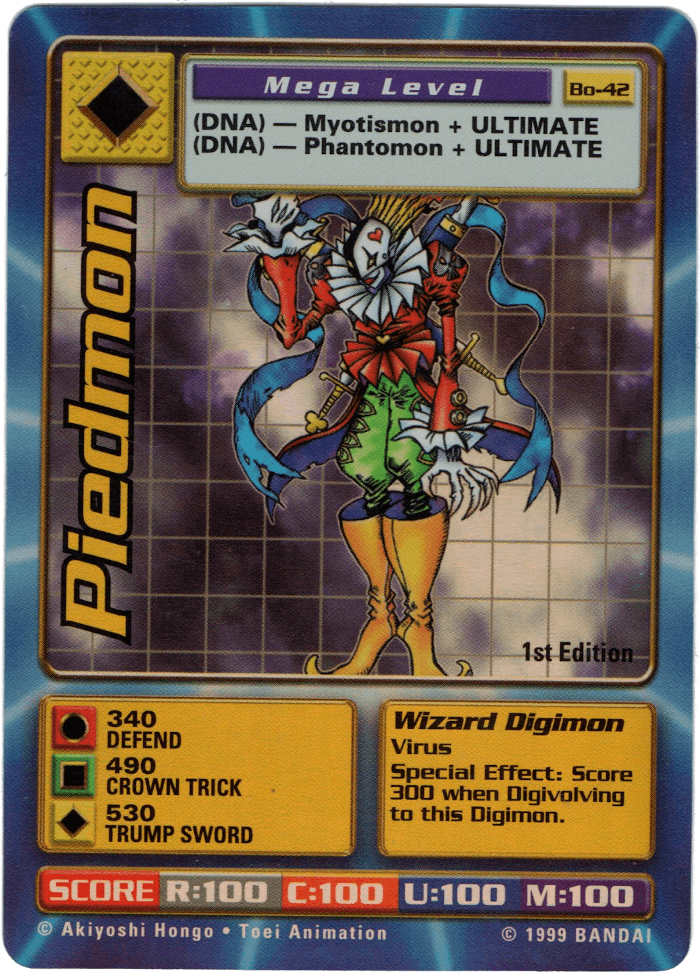 Piedmon BO-42 1st Edition FOIL