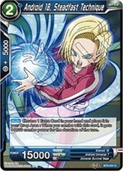 Android 18, Steadfast Technique - BT9-031 - C - Foil