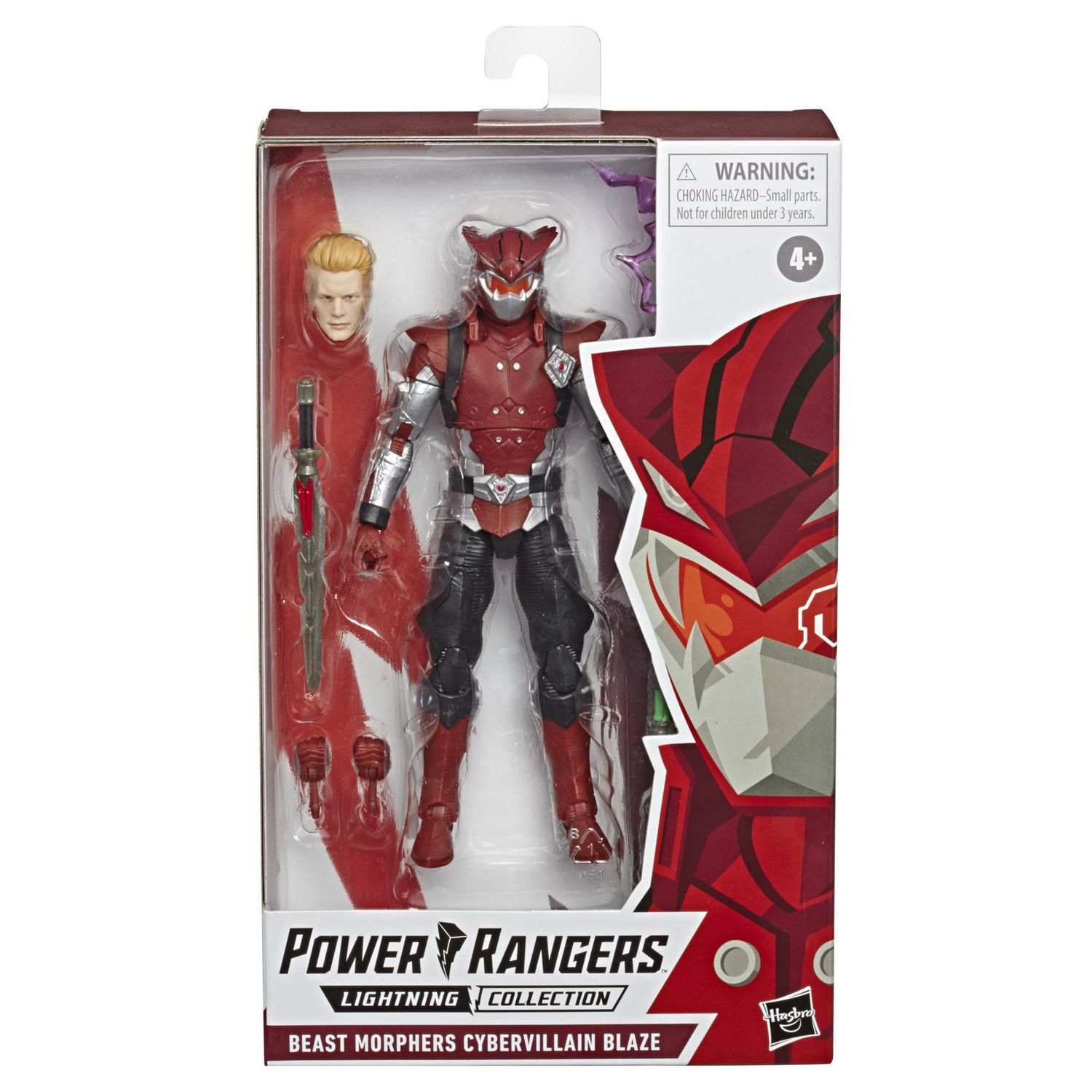 Power Rangers Lightning Collection 6-Inch Beast Morphers Cybervillain Blaze