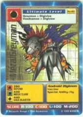 MetalGreymon BO-80 Gold Name