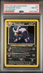 2001 Houndoom Neo Discovery 1st Edition - PSA 8