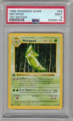 1999 Pokemon Game 54 Metapod 1st Edition PSA 9 53566149