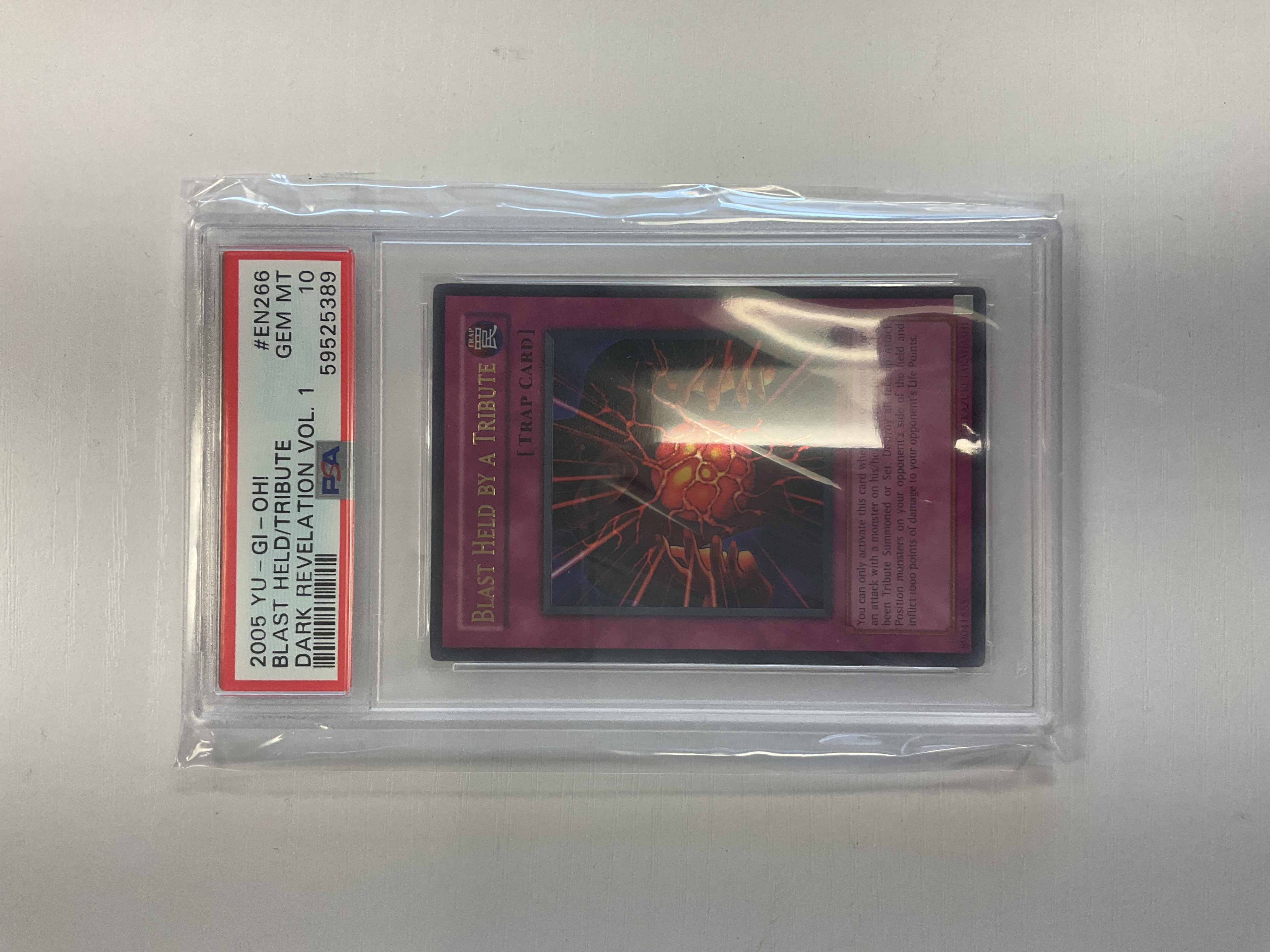 Blast held by Tribute - PSA 10 DR1-EN266