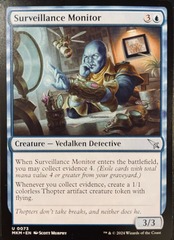 Surveillance Monitor (b - black frame) - Foil