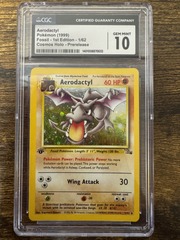 1999 Pokemon Fossil Prerelease #1 Aerodactyl 1st Edition CGC 10 1401008870033