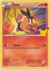 Tepig - 13/25 - McDonald's 25th Anniversary Promo