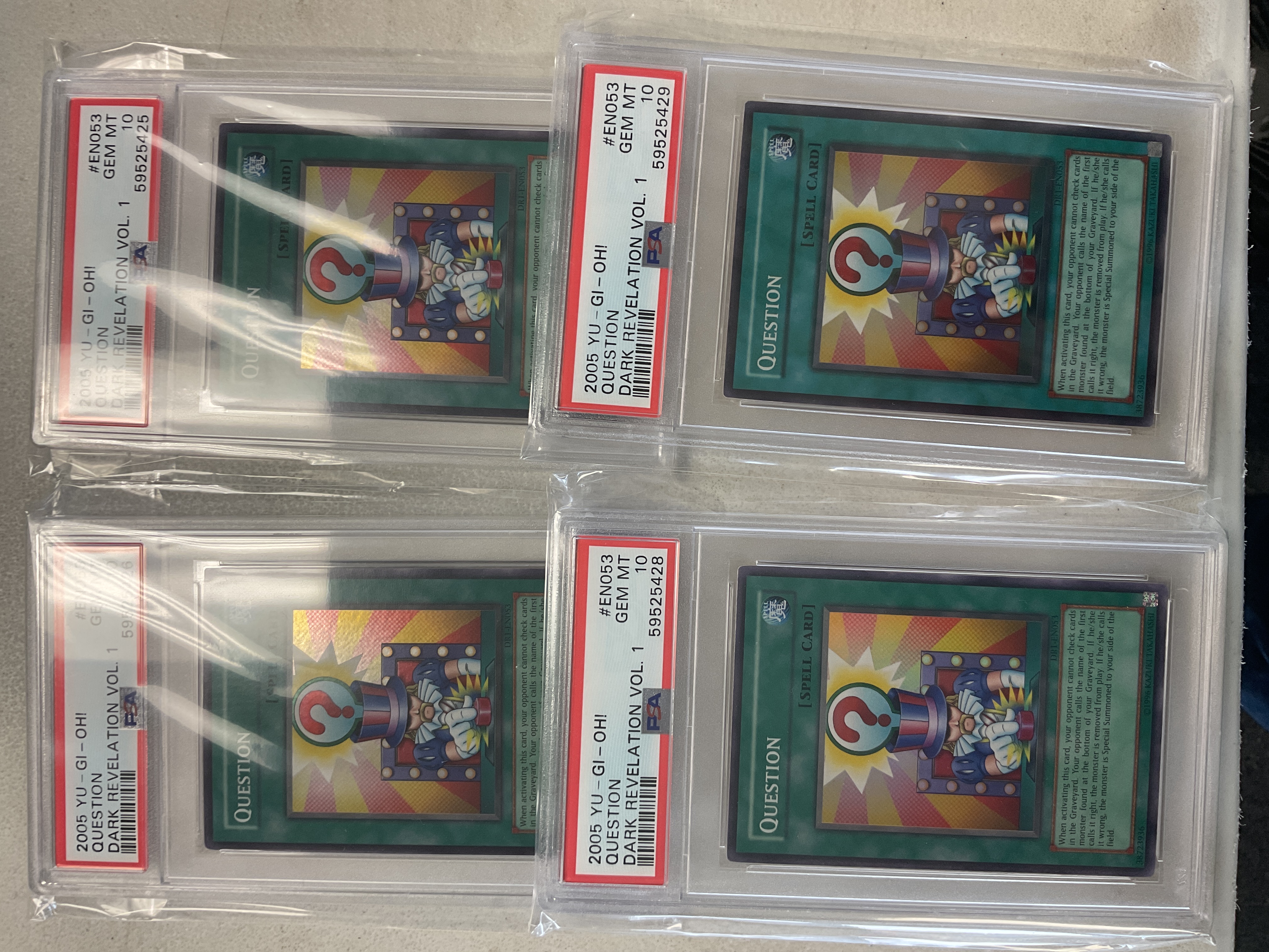 Question - DR1-EN053 PSA 10