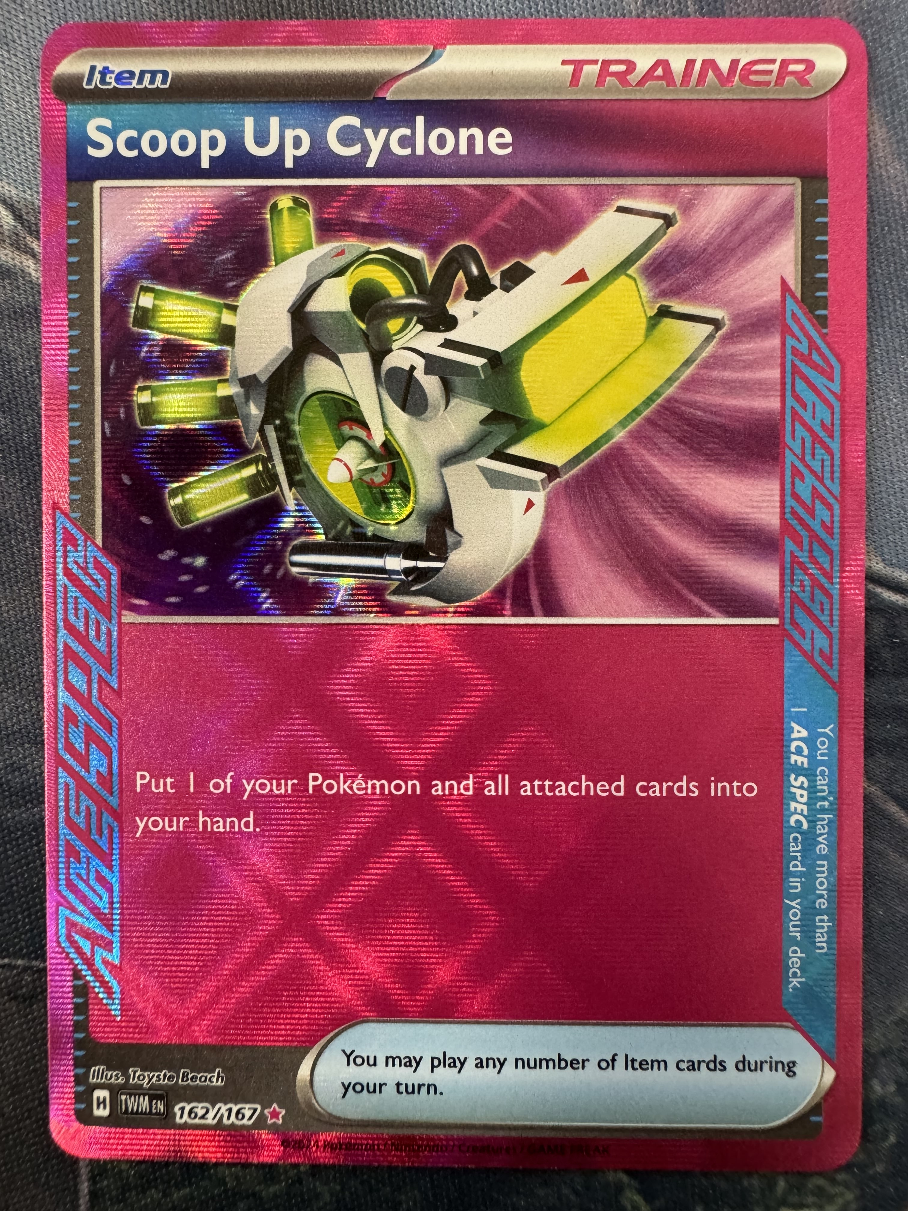 Scoop Up Cyclone - 162/167 - Ace Rare