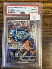 2024 Pokemon Stellar Crown 148 Squirtle PSA 10 102694733