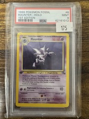 1999 Pokemon Fossil 1st Edition 6 Haunter PSA 9 62161012