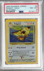 1999 Pokemon Jungle 8 Pidgeot Holo No Symbol PSA 8 62160716