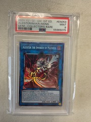 Aleister the Invoker of Madness - GEIM-EN053 Collector's Rare PSA 9