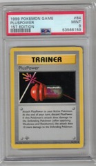 1999 Pokemon Game 84 Pluspower 1st Edition PSA 9 53566159