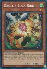 Droll & Lock Bird (Alternate Art) - RA02-EN006 - Prismatic Collector's Rare - 1st Edition