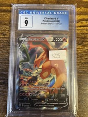 2022 Pokemon Brilliant Stars 154 Charizard V CGC 9 4115664001