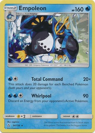 Empoleon - 34/156 - Cracked Ice Holo Rare