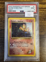 2000 Pokemon Gym Heroes 1 Blaine's Moltres PSA 9 44671844