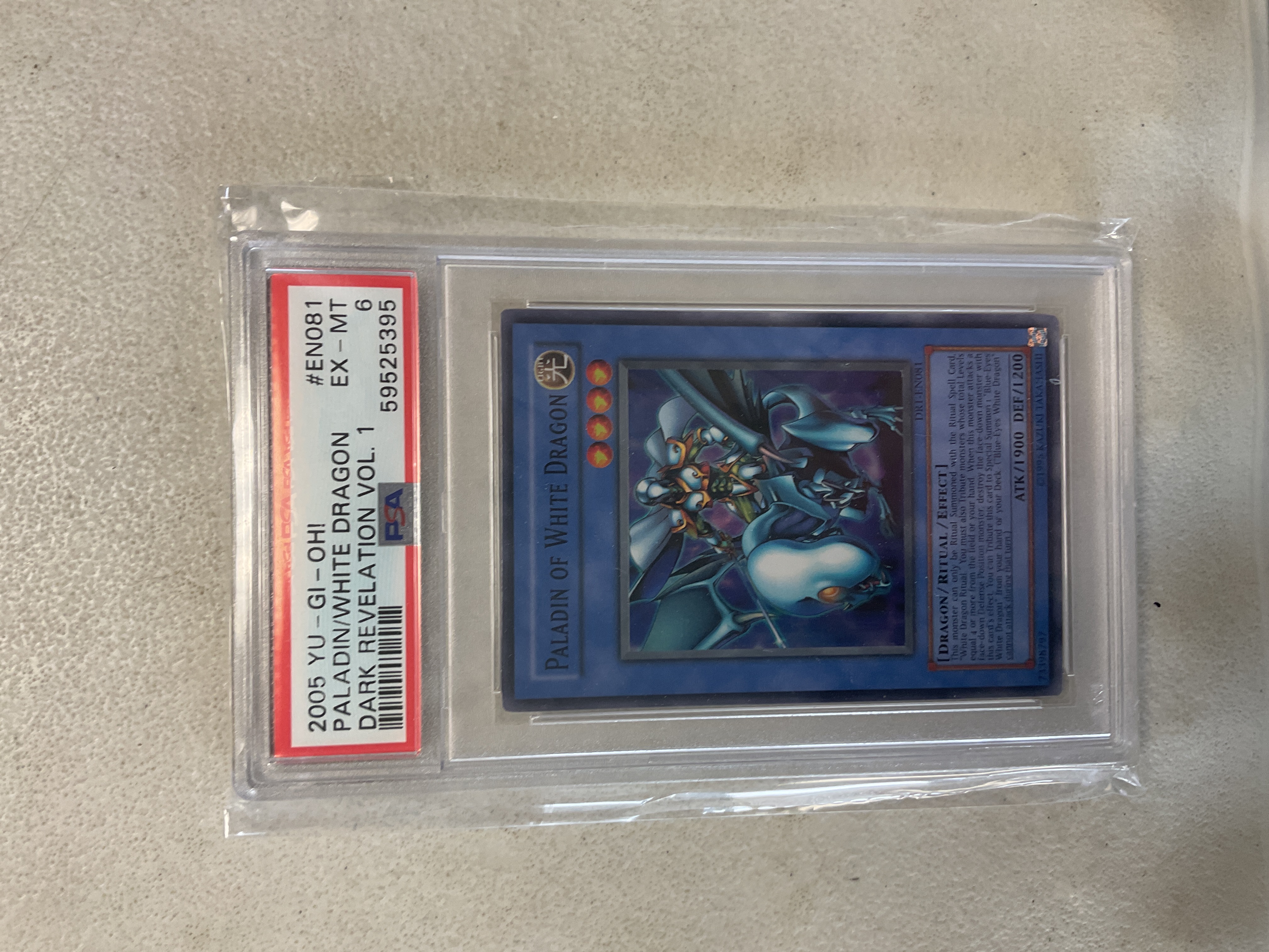 Paladin of White Dragon - DR1-EN081 PSA 6