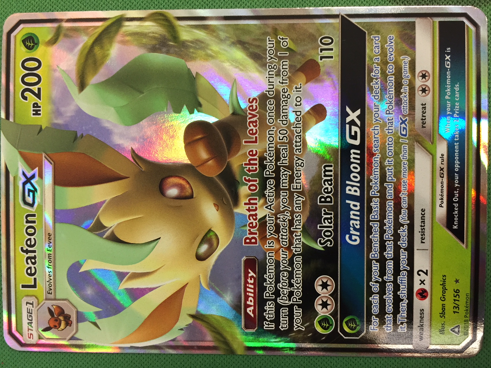 Leafeon GX - 13/156 - Ultra Rare