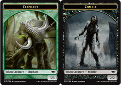 Elephant Token // Zombie Token