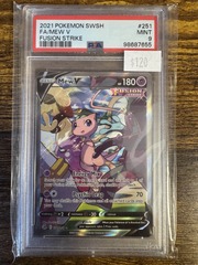 2021 Pokemon Fusion Strike 251 Mew V PSA 9 98687655