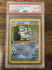 1999 Pokemon French Base Set #2 Blastoise Holo 1st Edition PSA 8 49631156