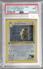 2000 Pokemon Gym Chal. 8 Giovanni's Persian Holo 1st Edition PSA 9 62163048