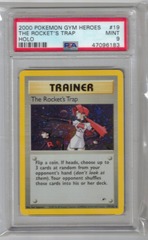 2000 Pokemon Gym Heroes 19 The Rocket's Trap Holo PSA 9 47096183