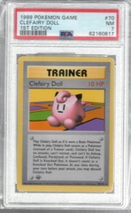 1999 Pokemon Game 70 Clefairy Doll 1st Edition PSA 7 62160817