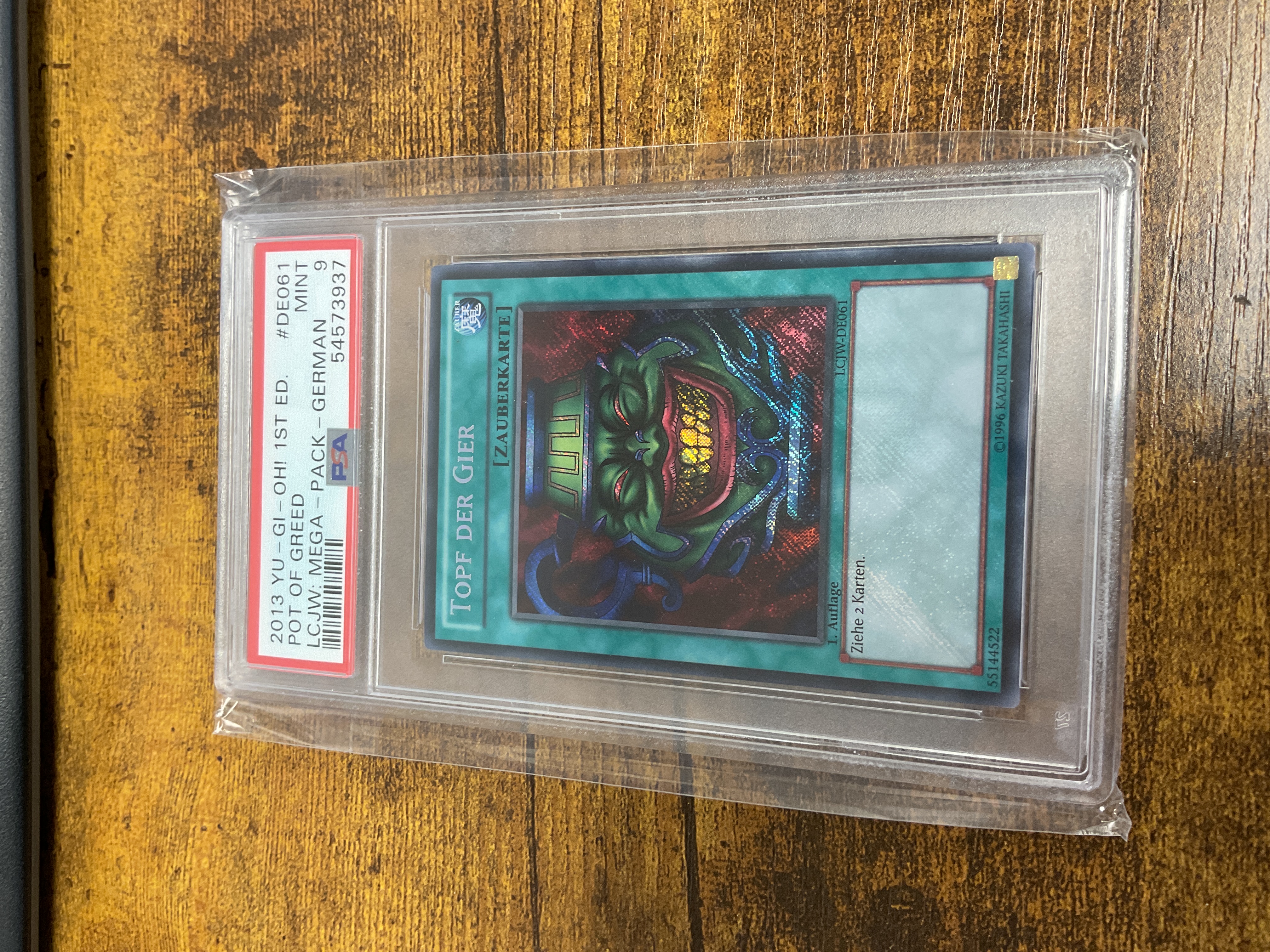 Pot of Greed - LCJW-DE061 PSA 9 German