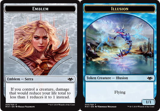 Emblem - Serra the Benevolent // Illusion Token