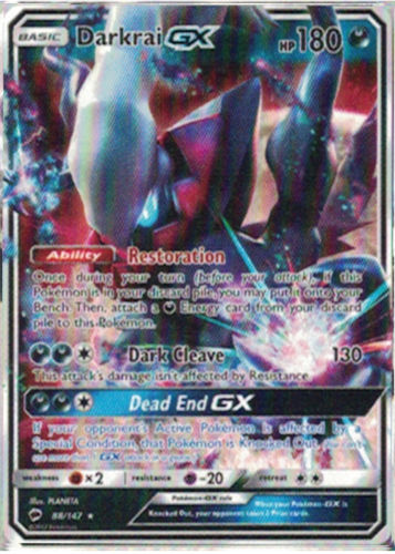 Darkrai GX - 88/147 - Ultra Rare