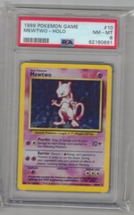 1999 Pokemon Game 10 Mewtwo Holo PSA 8 62160691