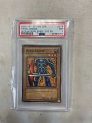 Hard Armor - LOB-074 1st Edition PSA 7