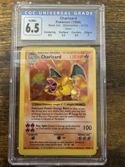 1999 Pokemon Base Set Shadowless 4 Charizard Holo CGC 6.5 4191868009