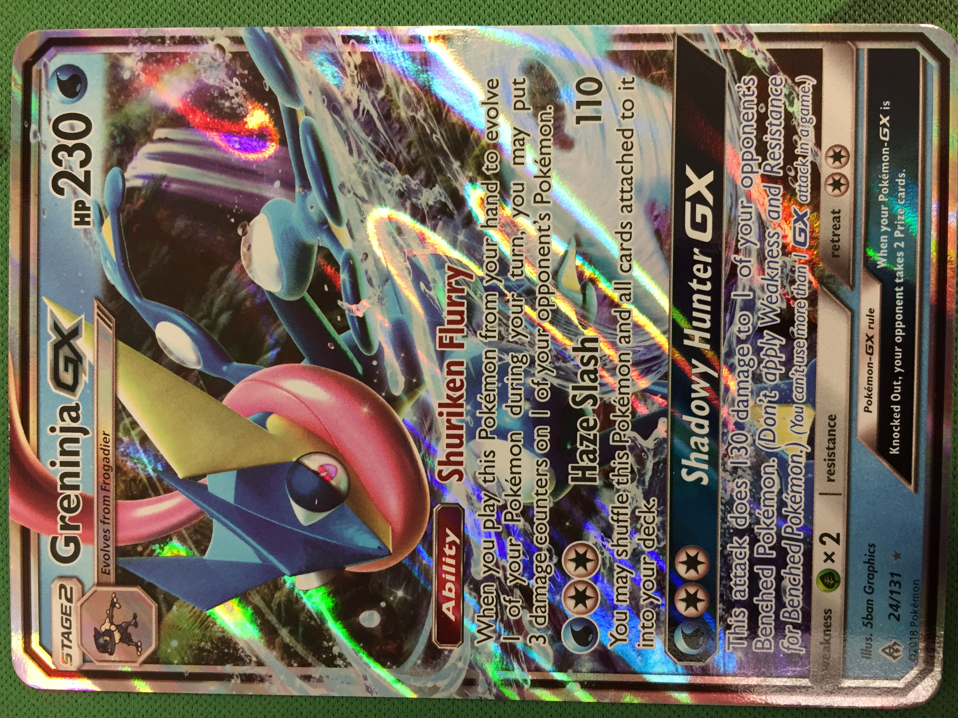 Greninja GX - 24/131 - Ultra Rare