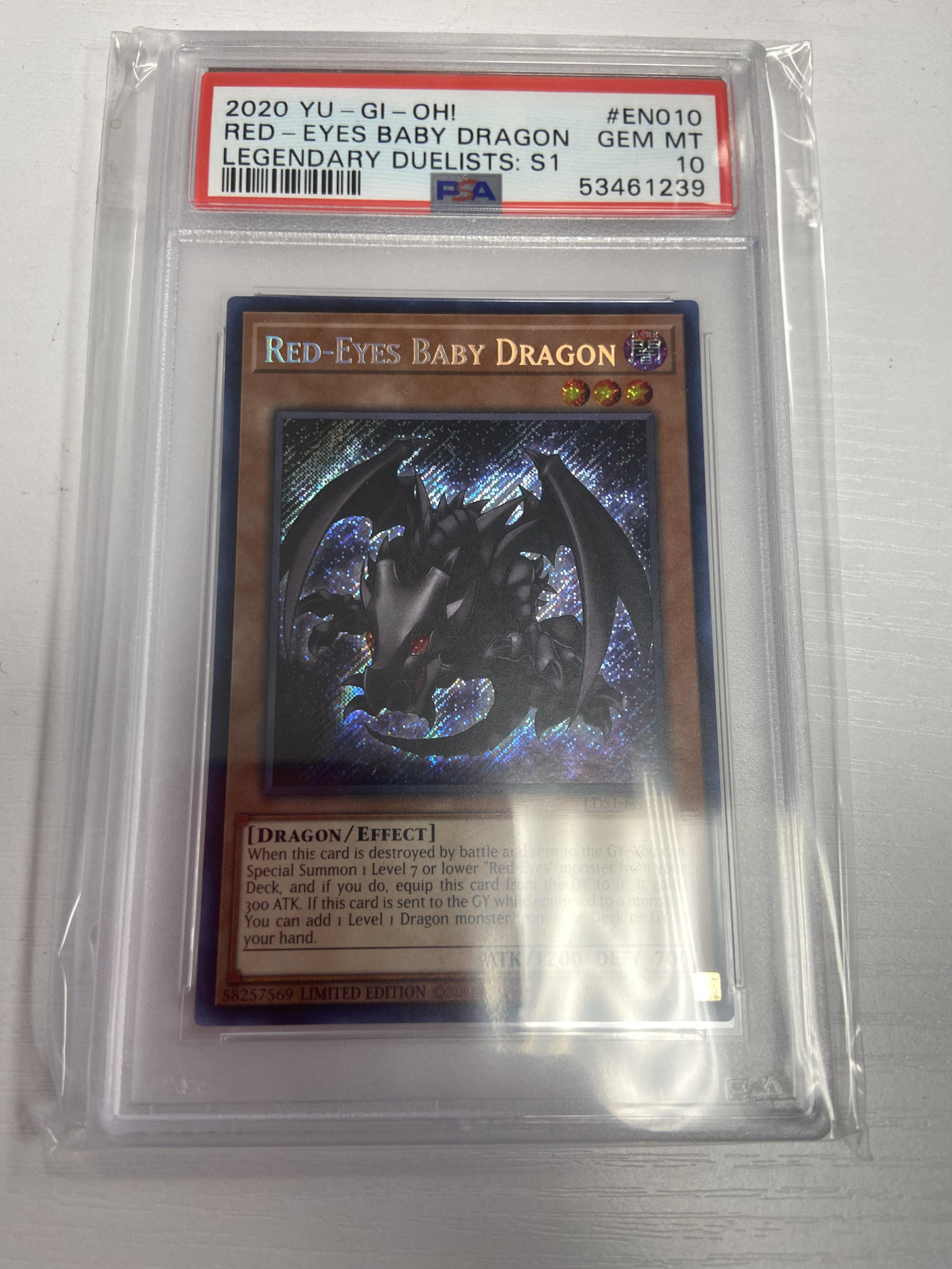 Red-Eyes Baby Dragon LDS1-EN010 PSA 10 53461239