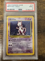 1999 Pokemon Base Set Unlimited 10 Mewtwo Holo PSA 9 51462718