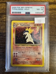 2000 Pokemon Neo Genesis Unlimited 18 Typhlosion PSA 9 54692981