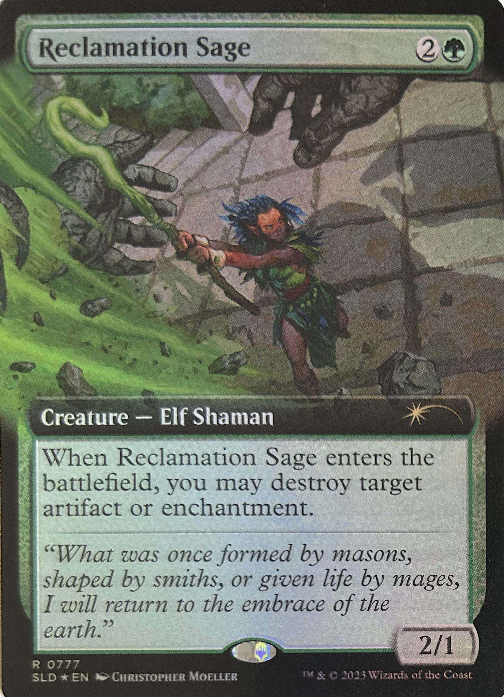 Reclamation Sage ~ Extended Art - Foil
