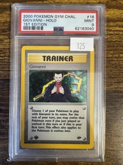 2000 Pokemon Gym Challenge 1st Edition 18 Giovanni PSA 9 62163040