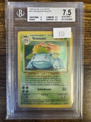 1999 Pokemon Base Set Unlimited 15 Venusaur BGS 7.5 0013320895