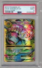 2016 Pokemon XY 100 FA/M Venusaur EX Evolutions PSA 9 49286406